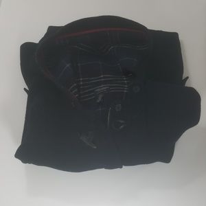 American Eagle Pea Coat with Hood - Large